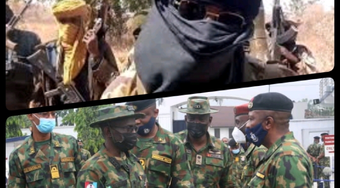 Happenng: Nigeria Army shot dead five bandits in a fresh clash in Kaduna state.